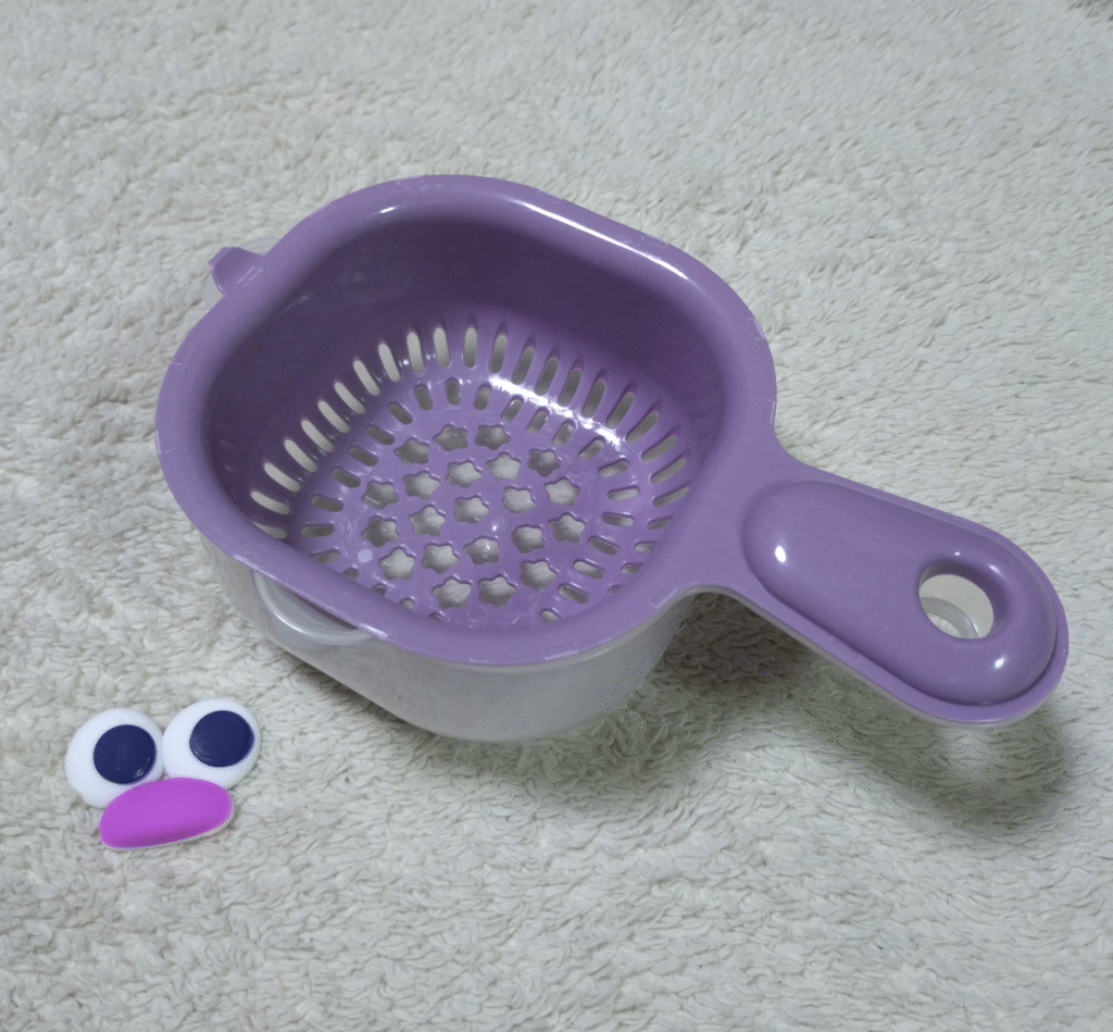 キャンプ用品　shein　節約主婦　シングルマザー　プチプラ　アウトドア　ざる　ボウル