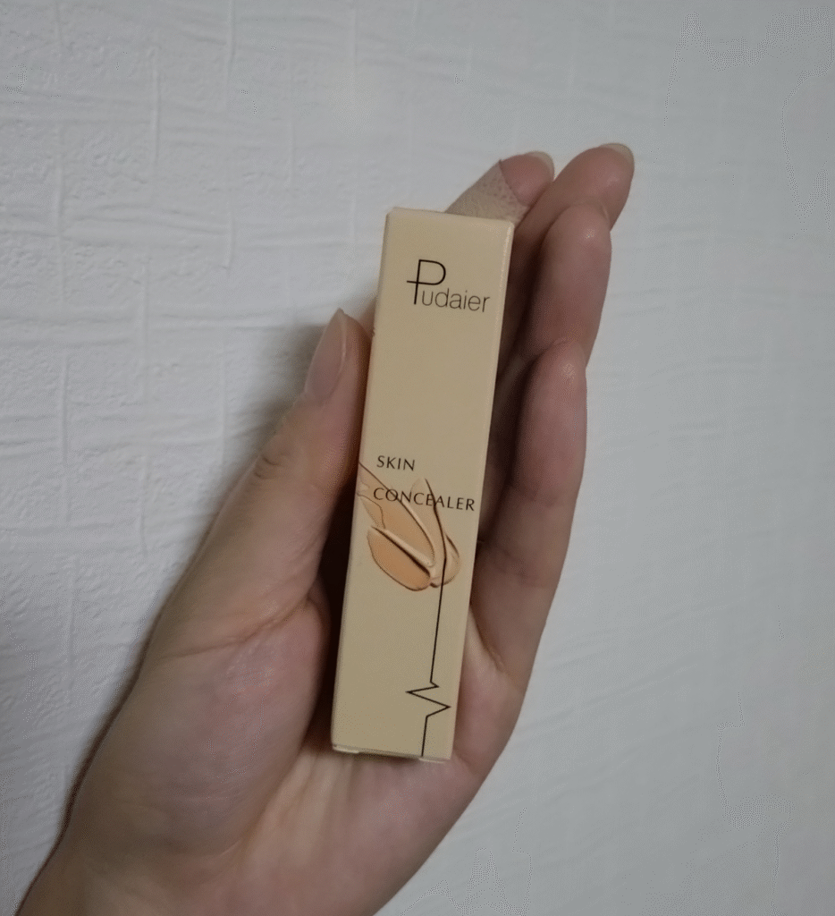 Pudaier　スキンコンシーラー　ピンク　パッケージ　サイズ