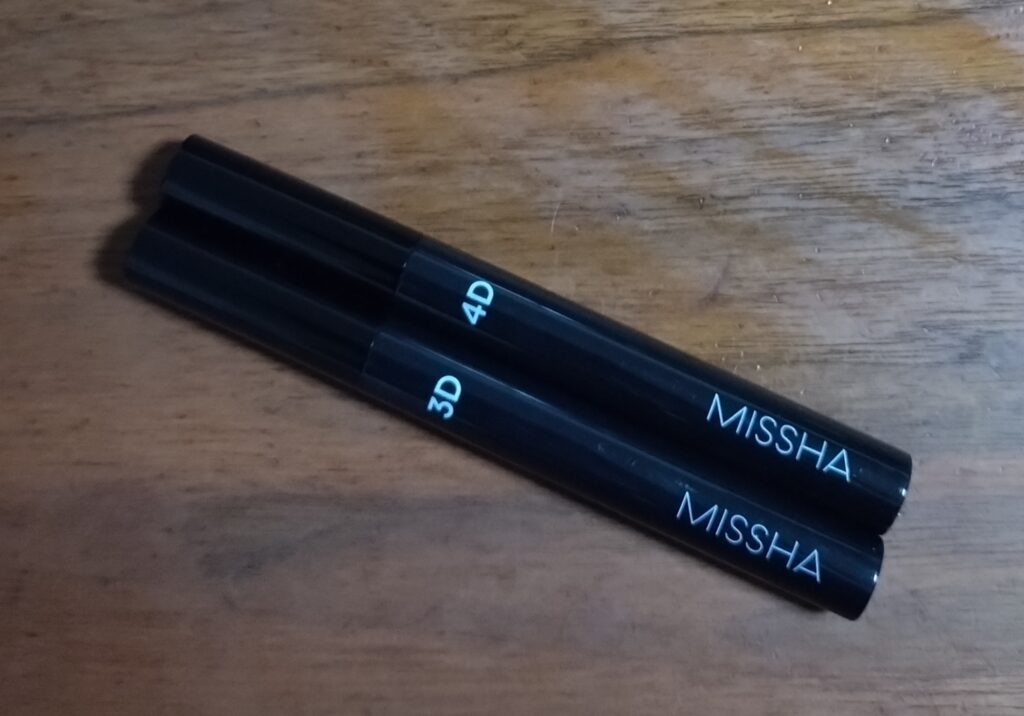 ミシャ　missha　マスカラ　3d　4d　ブラシの形　違い
