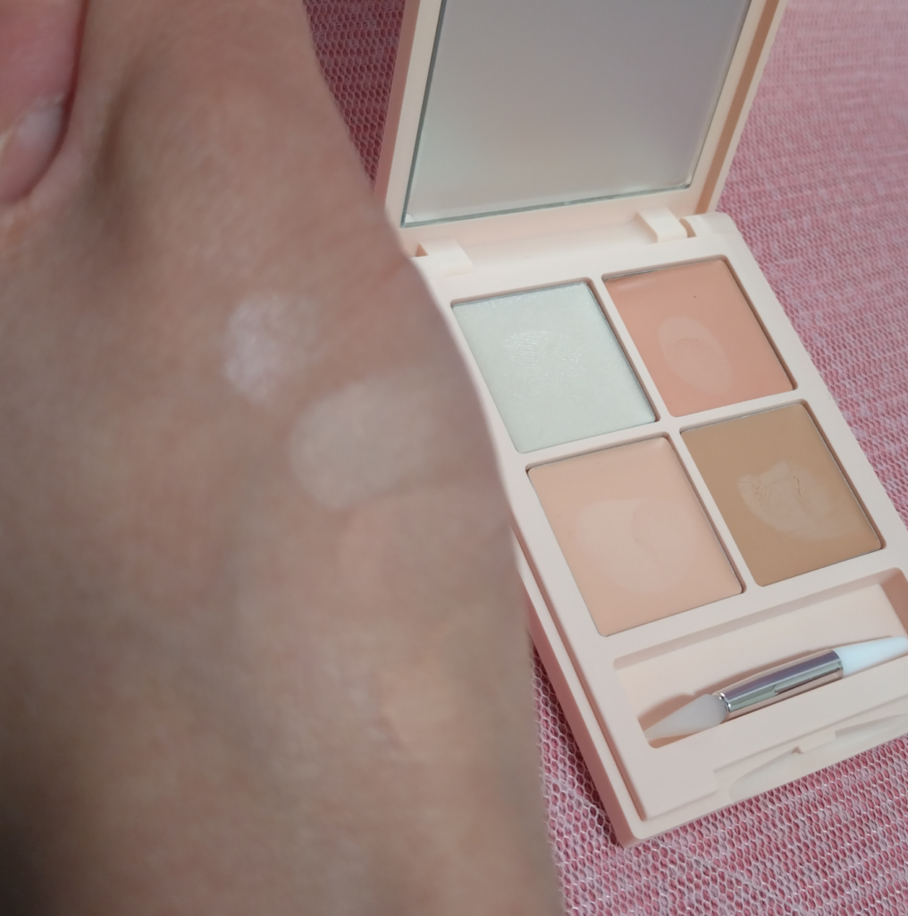 キレイアンドコー kireiandco トーンアップアンドカバーコンシーラーパレット 伸び ブルベ冬